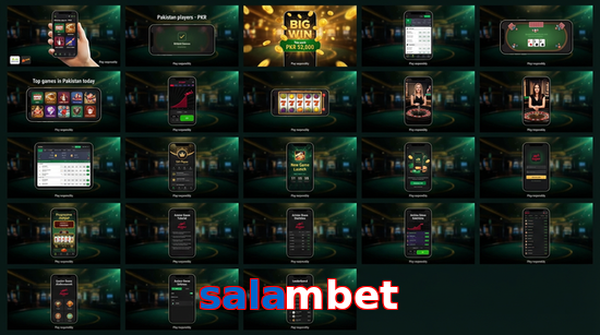 Main screen of Salambet bet page for PK players